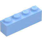 LEGO Klar Ljusblå Kloss 1 x 4 (3010 / 6146)