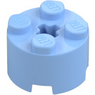 LEGO Bright Light Blue Brick 2 x 2 Round (3941 / 6143)