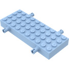 LEGO Kirkas vaaleansininen Palikka 4 x 10 jossa Pyörä Holders (30076 / 66118)