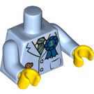 LEGO Bright Light Blue Dog Show Winner Minifig Torso (973 / 88585)