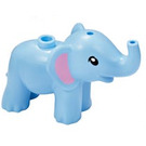 LEGO Bright Light Blue Elephant with Pink Ears (67410 / 68038)