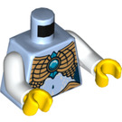 LEGO Lyseblå Eris med Perle guld Skulderrustning og Chi Torso (973 / 76382)