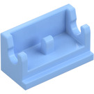 LEGO Bright Light Blue Hinge 1 x 2 Base (3937)