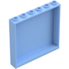 LEGO Lyseblå Panel 1 x 6 x 5 (35286 / 59349)