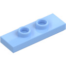 LEGO Helder lichtblauw Plaat 1 x 3 met 2 Noppen (34103)