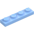 LEGO Helder lichtblauw Plaat 1 x 4 (3710)