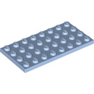 LEGO Bleu clair brillant assiette 4 x 8 (3035)