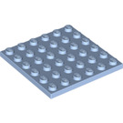 LEGO Helder Lichtblauw Plaat 6 x 6 (3958)