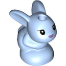 LEGO Bright Light Blue Rabbit Baby with Metallic Medium Lavender Nose (78466 / 78469)