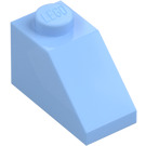 LEGO Bright Light Blue Slope 1 x 2 (45°) (3040 / 6270)