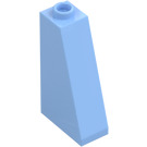 LEGO Bleu Clair Brillant Pente 1 x 2 x 3 (75°) avec tenon creux (4460)