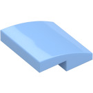 LEGO Bright Light Blue Slope 2 x 2 Curved (15068)