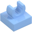 LEGO Bright Light Blue Tile 1 x 1 with Clip (Raised "C") (15712 / 44842)