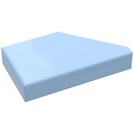 LEGO Bright Light Blue Tile 1 x 2 45° Angled Cut Left (5091)