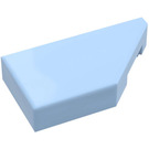 LEGO Bright Light Blue Tile 1 x 2 45° Angled Cut Right (5092)