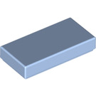 LEGO Bright Light Blue Tile 1 x 2 with Groove (3069 / 30070)