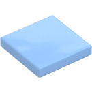 LEGO Leuchtendes Hellblau Fliese 2 x 2 mit Nut (3068 / 88409)