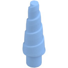 LEGO Bright Light Blue Unicorn Horn with Spiral (34078 / 89522)