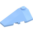 LEGO Bright Light Blue Wedge 2 x 4 Triple Left (43710)