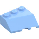 LEGO Bright Light Blue Wedge 3 x 3 Left (42862)