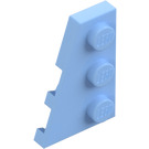 LEGO Bright Light Blue Wedge Plate 2 x 3 Wing Left (43723)