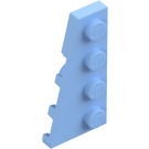 LEGO Lys lyseblå Kile Plate 2 x 4 Vinge Venstre (41770)