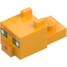 LEGO Klar Ljus Orange Djur Huvud (78776)