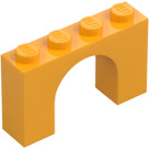 LEGO Bright Light Orange Arch 1 x 4 x 2 (6182)