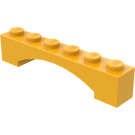 LEGO Bright Light Orange Arch 1 x 6 Raised Bow (92950)