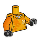 LEGO Bright Light Orange Arin Torso with pockets (973)