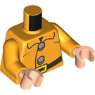 LEGO Helles Licht Orange Bashful Minifig Torso (973 / 76382)