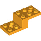 LEGO Helder Lichtoranje Beugel 2 x 5 x 1.3 met Gaten (11215 / 79180)