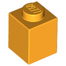 LEGO Orange clair brillant Brique 1 x 1 (3005 / 30071)