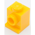 LEGO Orange clair brillant Brique 1 x 1 avec Phare et fente (4070 / 30069)