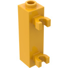 LEGO Orange clair brillant Brique 1 x 1 x 3 avec Verticale Clips (Goujon creux) (42944 / 60583)