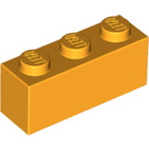 LEGO Orange clair brillant Brique 1 x 3 (3622 / 45505)