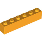 LEGO Bright Light Orange Brick 1 x 6 (3009 / 30611)