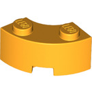 LEGO Bright Light Orange Brick 2 x 2 Round Corner with Stud Notch and Reinforced Underside (85080)