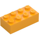 LEGO Lysorange Klods 2 x 4 (3001 / 72841)