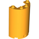 LEGO Bright Light Orange Cylinder 2 x 4 x 5 Half (35313 / 85941)