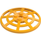 LEGO Klar lys oransje Dish 6 x 6 Webbed (Kvadratisk holder under) (4285 / 30234)