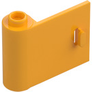 LEGO Leuchtendes helles Orange Tür 1 x 3 x 2 Links mit hohlem Scharnier (92262)