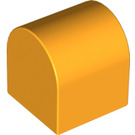 LEGO Bright Light Orange Duplo Brick 2 x 2 x 2 with Curved Top (3664)