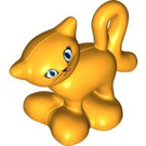 LEGO Bright Light Orange Duplo Cat Pilchard (2032 / 42237)