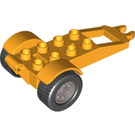 LEGO Helles Licht Orange Duplo Tractor Trailer 5 x 6 x 2 (47450 / 47451)