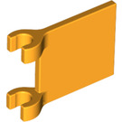 LEGO Bright Light Orange Flag 2 x 2 without Flared Edge (2335 / 11055)