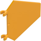 LEGO Orange clair brillant Drapeau 5 x 6 Hexagonal avec des clips épais (17979 / 53913)