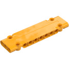 LEGO Klar Ljus Orange Platt Panel 3 x 11 (15458)