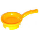 LEGO Bright Light Orange Frying Pan with Curved Handle