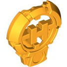 LEGO Orange clair brillant H Icon avec Coller 3.2 (92199)
